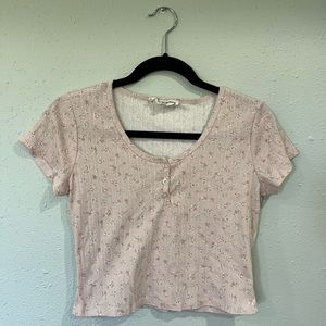 Cute Hippie Rose Summery Tee Shirt